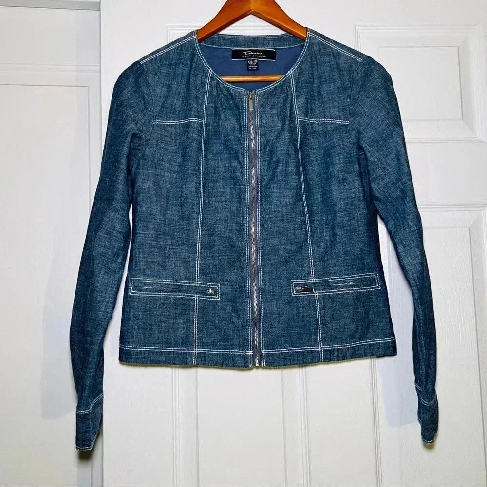 Tommy Bahama Denim Lightweight Jacket Full Zip
